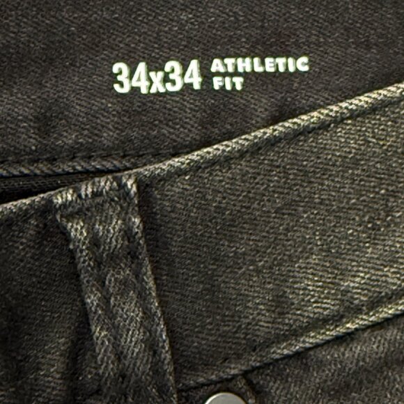 Banana Republic Traveler Jeans Mens 34 x 34 Athletic Black NWT Denim Stretch - Picture 5 of 13